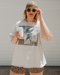 Rolling Stones Babylon Tour Lion Off White Thrifted Distressed Tee (FINAL SALE) - shoplivylu