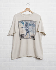 Rolling Stones Babylon Tour Lion Off White Thrifted Distressed Tee (FINAL SALE) - shoplivylu