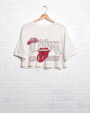 Rolling Stones Bama Stoned Off White Cropped Tee