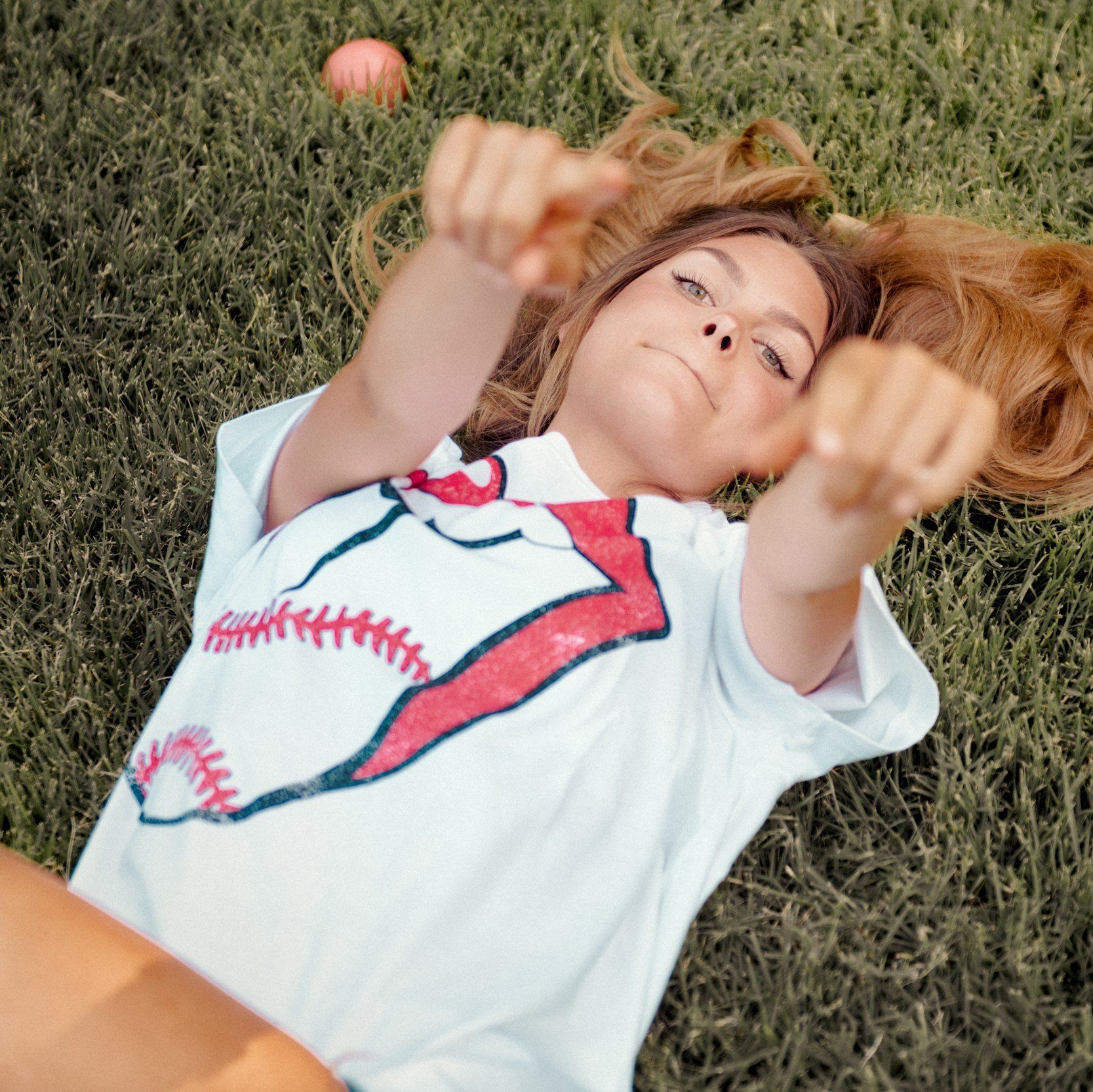 Rolling Stones Baseball Lick White Tee - shoplivylu