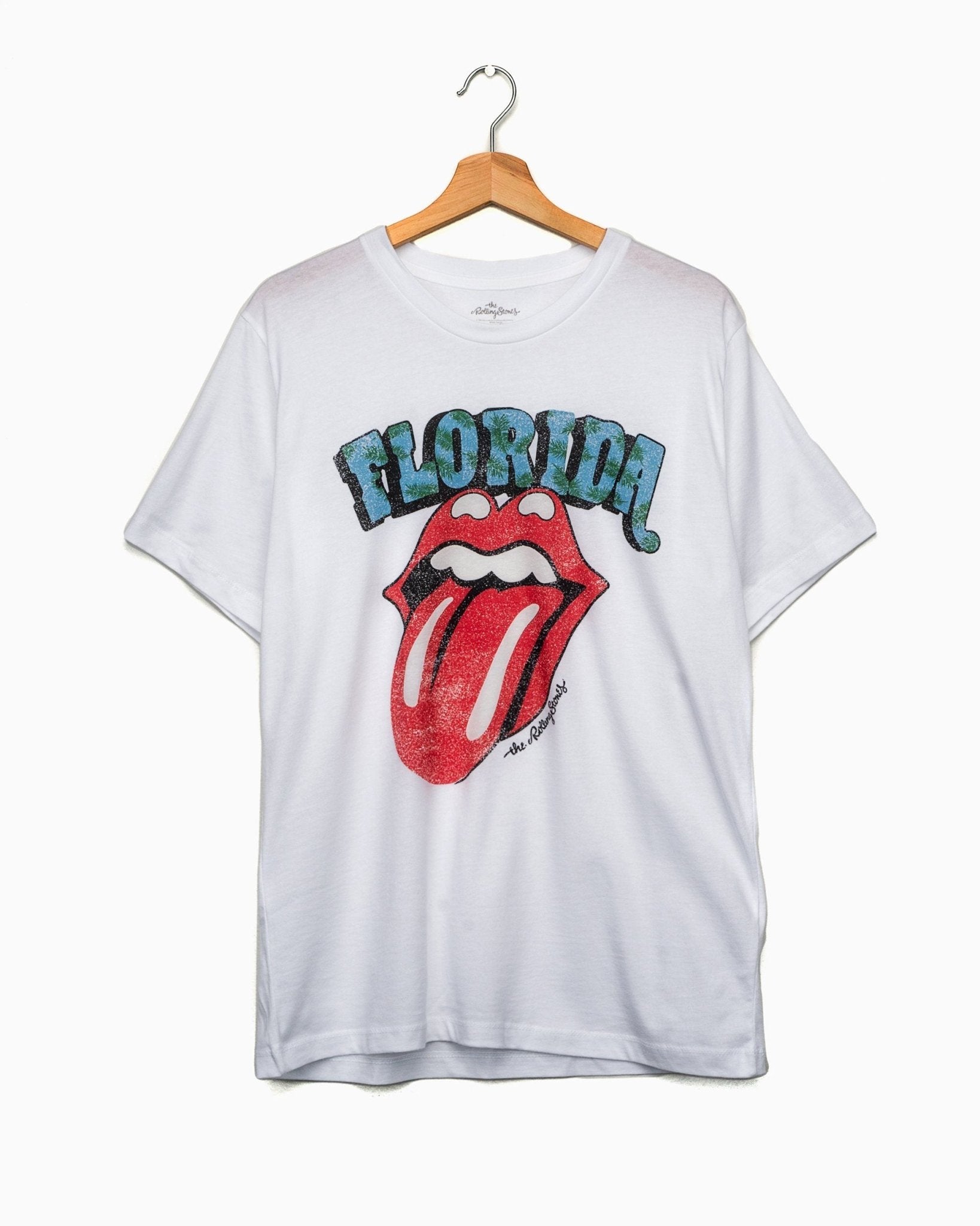 Rolling Stones Florida Flag Rocker White Tee (4513498529895)