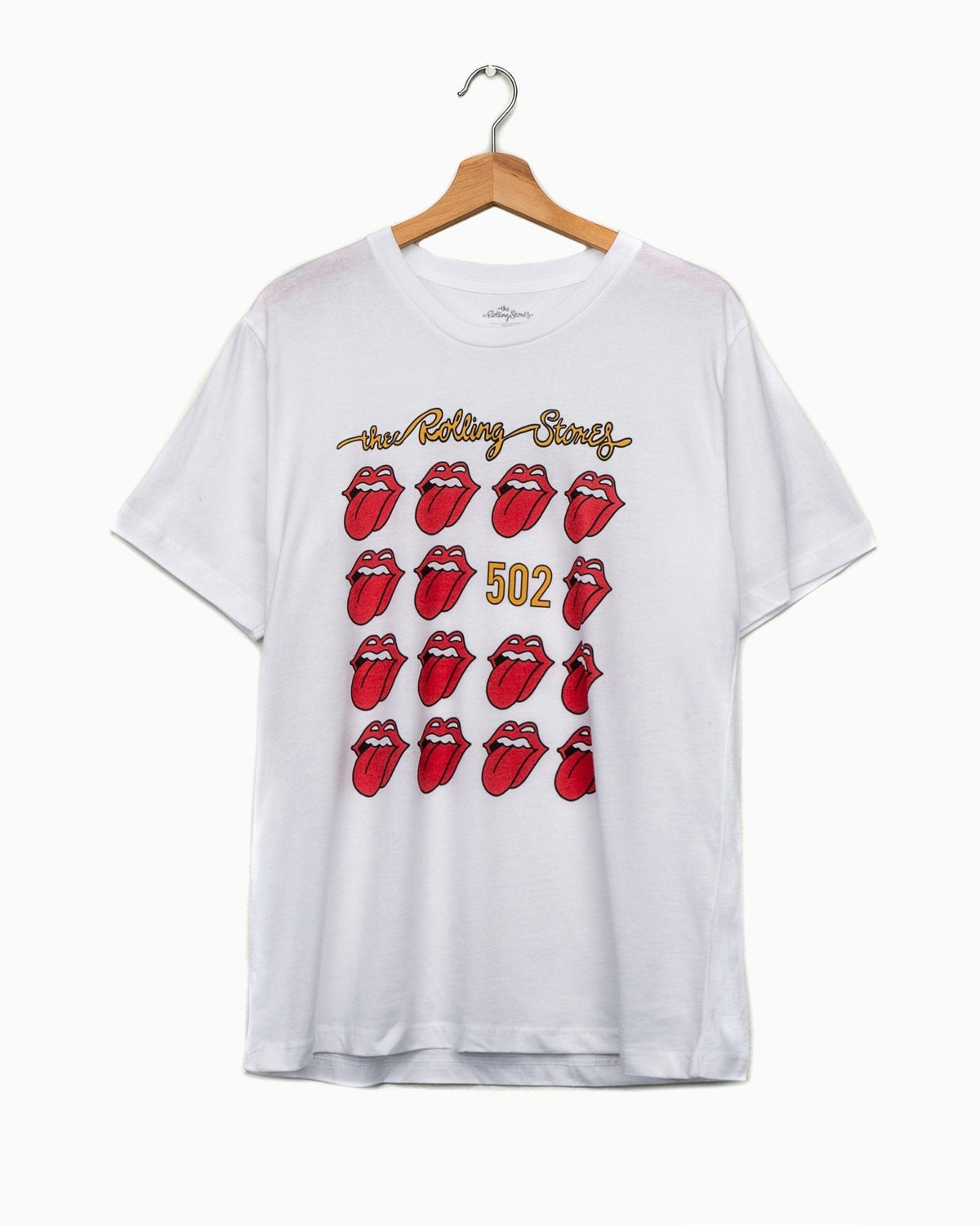 Rolling Stones Kentucky Flag Multi Lick White Tee (4513464975463)
