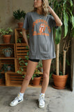 Rolling Stones Longhorns Psych Charcoal Thrifted Tee