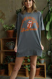 Rolling Stones Longhorns Psych Charcoal Thrifted Tee