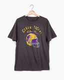 Rolling Stones LSU Helmet Lick Dark Gray Tee (4525159776359)