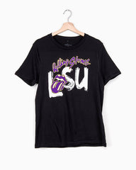 Rolling Stones LSU Inside Lick Black Puff Ink Tee (4525908688999)