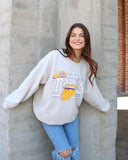 Rolling Stones LSU Tigers Stoned Sand Thrifted Sweatshirt - shoplivylu