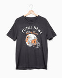 Rolling Stones OSU Helmet Lick Dark Gray Tee (4519337787495)