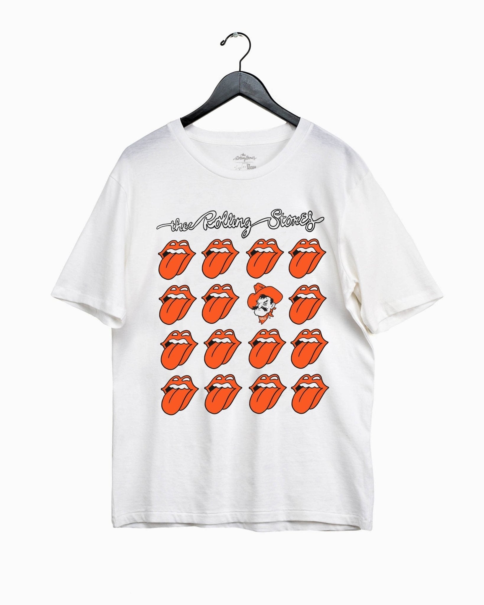 Rolling Stones OSU Multi Lick White Tee (4522308632679)
