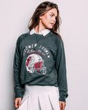 Rolling Stones OU Helmet Lick Dark Gray Sweatshirt - shoplivylu