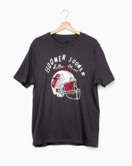 Rolling Stones OU Helmet Lick Dark Gray Tee (4519608090727)