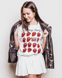 Rolling Stones OU Multi Lick White Tee - shoplivylu