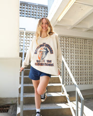 Rolling Stones Rock 'Em Auburn Tigers Sand Thrifted Sweatshirt - shoplivylu