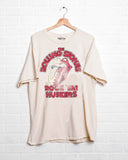 Rolling Stones Rock 'Em Huskers Off White Thrifted Tee - shoplivylu