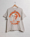 Rolling Stones Rock 'Em Pokes Off White Thrifted Tee - shoplivylu