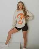 Rolling Stones Rock 'Em Pokes Sand Thrifted Sweatshirt - shoplivylu