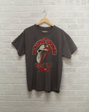 Rolling Stones Rock 'Em Texas Tech Charcoal Thrifted Tee - shoplivylu