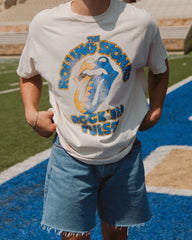 Rolling Stones Rock 'Em Tulsa Off White Thrifted Tee - shoplivylu