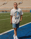 Rolling Stones Rock 'Em Tulsa Off White Thrifted Tee - shoplivylu