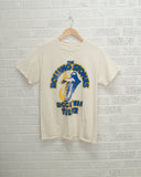 Rolling Stones Rock 'Em Tulsa Off White Thrifted Tee - shoplivylu
