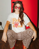 Rolling Stones Stoned Off White Thrifted Distressed Tee - shoplivylu