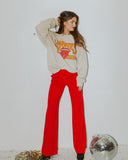 Rolling Stones Stoned Sand Thrifted Sweatshirt - shoplivylu