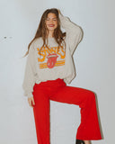 Rolling Stones Stoned Sand Thrifted Sweatshirt - shoplivylu