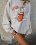Rolling Stones Texas Longhorns Stoned Sand Thrifted Sweatshirt - shoplivylu