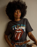 Rolling Stones Tulsa Flag Rocker Off Black Tee - shoplivylu