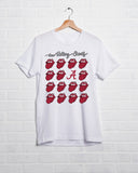 Rolling Stones University of Alabama Multi Lick White Tee - shoplivylu
