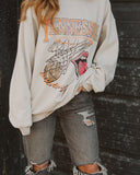 Rolling Stones Volunteers Basketball Net Sand Thrifted Sweatshirt - shoplivylu