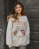Rolling Stones Volunteers Basketball Net Sand Thrifted Sweatshirt - shoplivylu