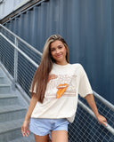 Rolling Stones Volunteers Stoned Off White Thrifted Tee - shoplivylu