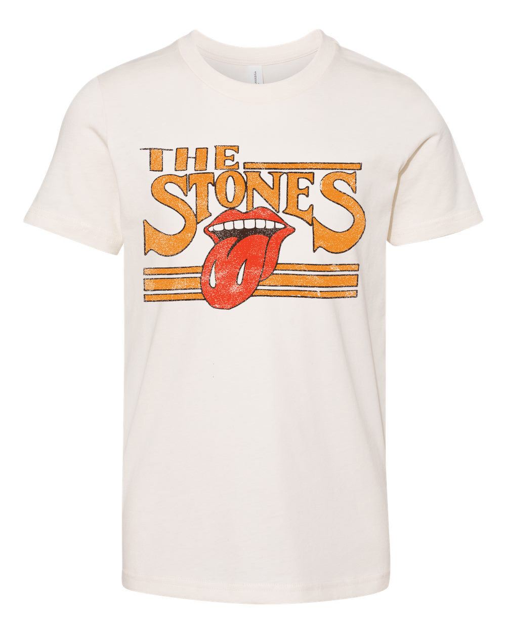 Children's Rolling Stones Stoned Off White Tee - shoplivylu