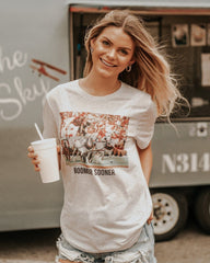 Schooner Pic White Fleck Tri-Blend Tee - shoplivylu