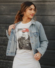 Switzer Beat Texas Pic White Tee - shoplivylu