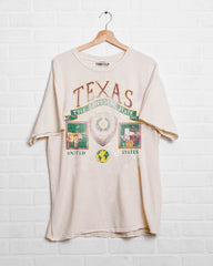 Texas Patch Off White Thrifted Tee - shoplivylu