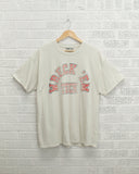Texas Tech Mega Arch Off White Thrifted Tee - shoplivylu