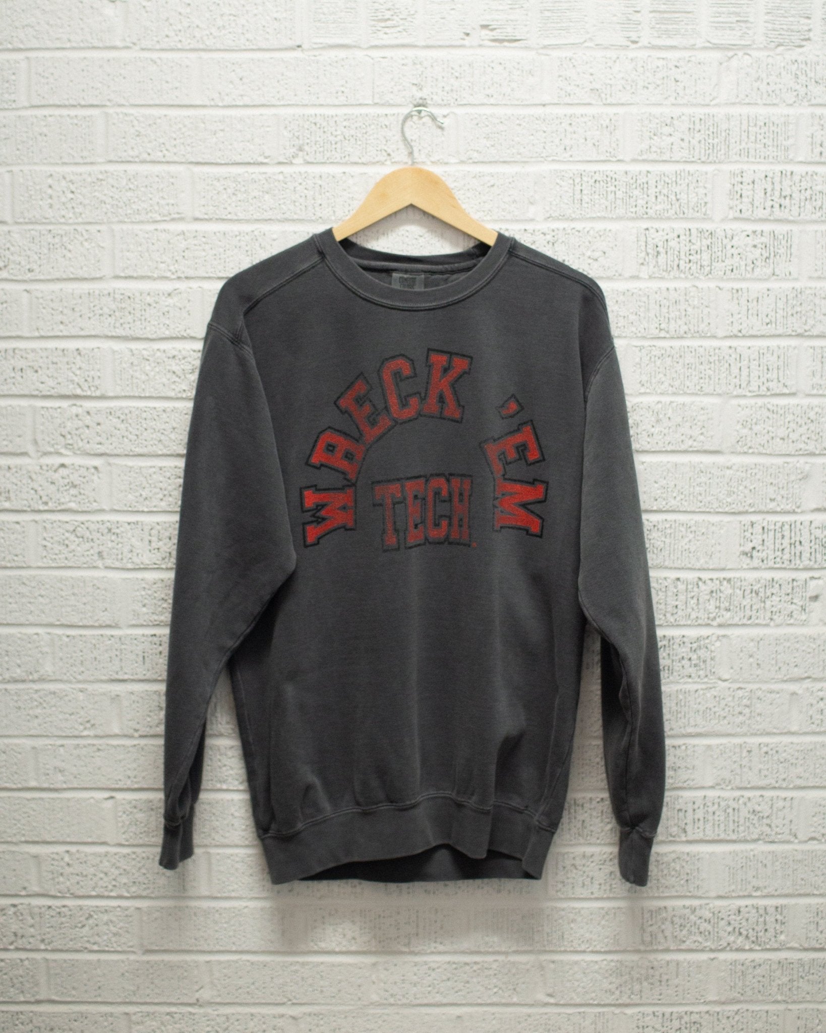 Texas Tech Mega Arch Pepper Sweatshirt - shoplivylu