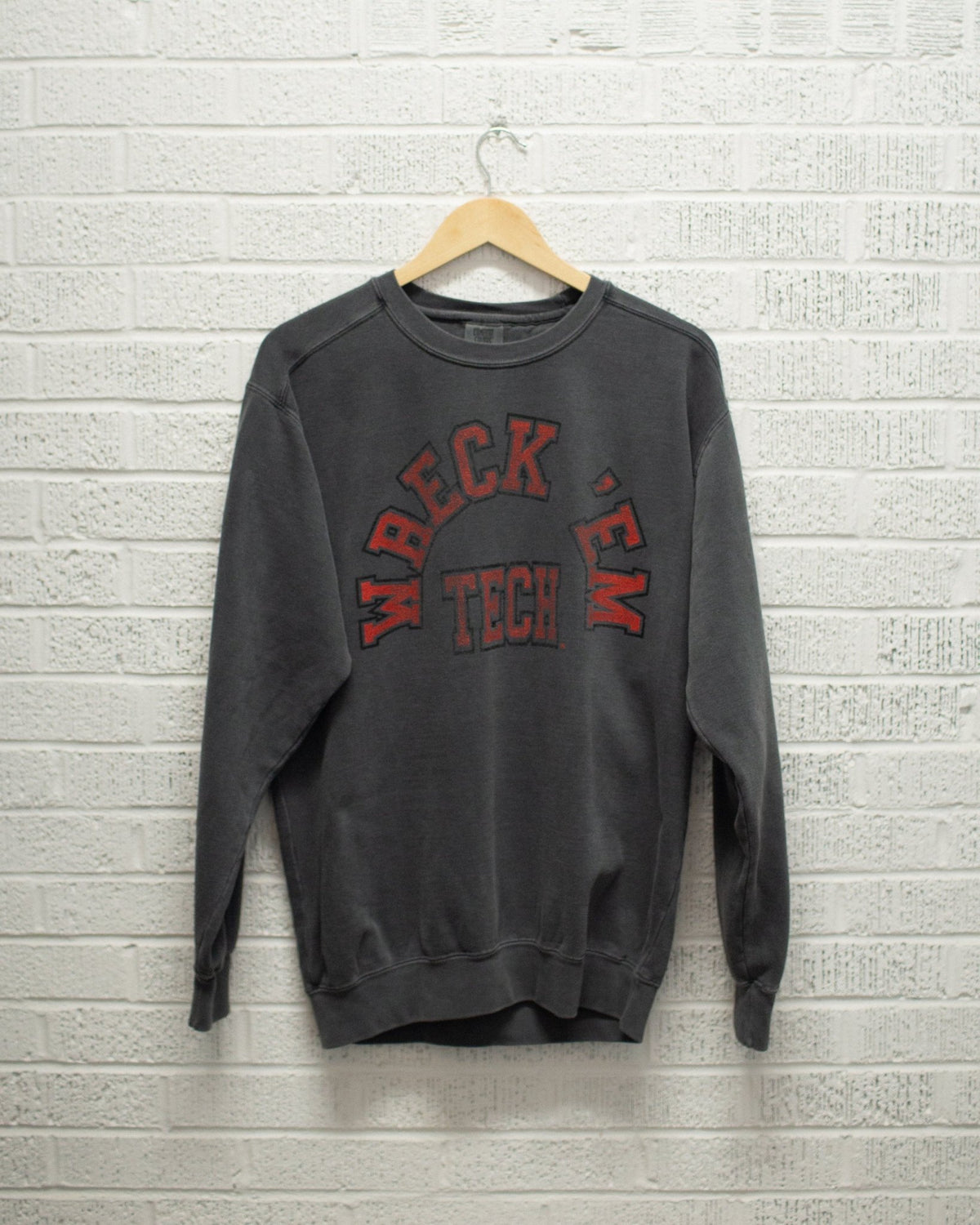 Texas Tech Mega Arch Pepper Sweatshirt - shoplivylu