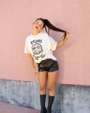 Texas The Good Time Place Off White Thrifted Tee - shoplivylu