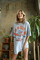 The Beach Boys Auburn Tigers Cheer Arch Gray Thrifted Tee