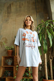 The Beach Boys Auburn Tigers Cheer Arch Gray Thrifted Tee