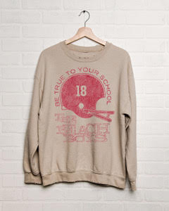 The Beach Boys Bama True To Your School Sand Thrifted Sweatshirt - shoplivylu