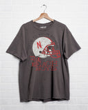 The Beach Boys Huskers True To Your School Charcoal Thrifted Tee - shoplivylu