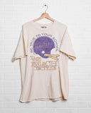 The Beach Boys LSU Tigers True To Your School Off White Thrifted Tee - shoplivylu