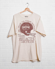 The Beach Boys MSU Bulldogs True To Your School Off White Thrifted Tee - shoplivylu