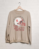 The Beach Boys Nebraska True To Your School Sand Thrifted Sweatshirt - shoplivylu