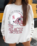 The Beach Boys Nebraska True To Your School Sand Thrifted Sweatshirt - shoplivylu