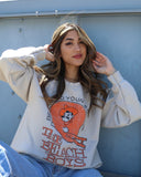 The Beach Boys OSU Cowboys True To Your School Sand Thrifted Sweatshirt - shoplivylu
